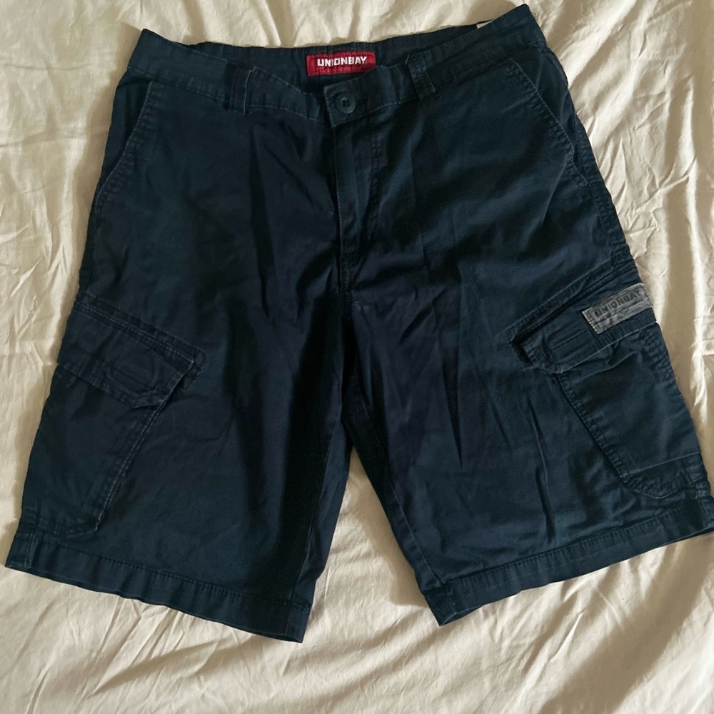 Men's Black Cargo Shorts